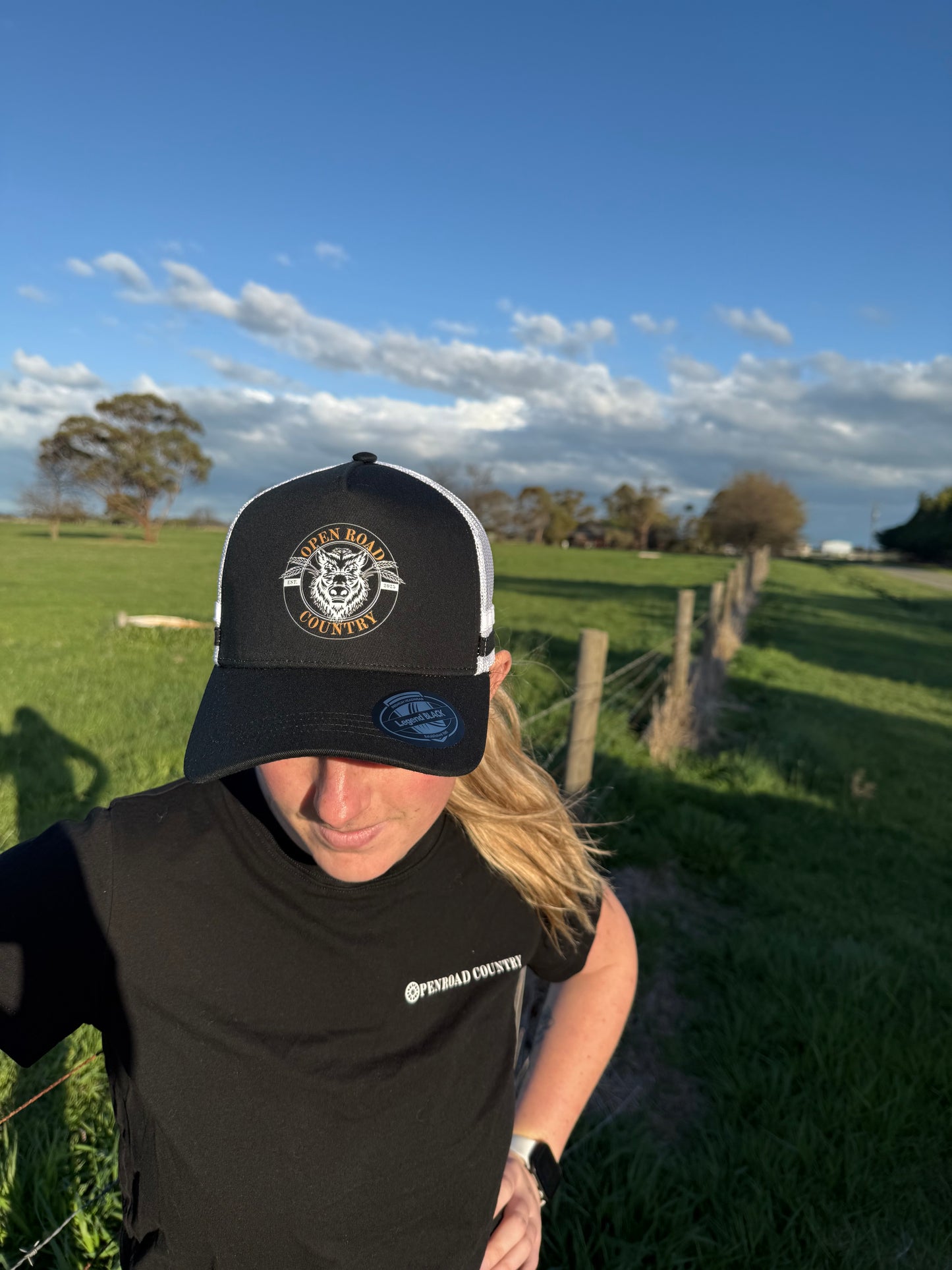 Trucker Hat - Signature Black & White