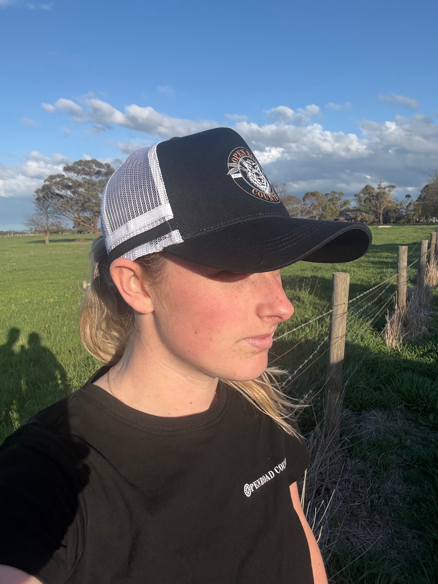 Trucker Hat - Signature Black & White