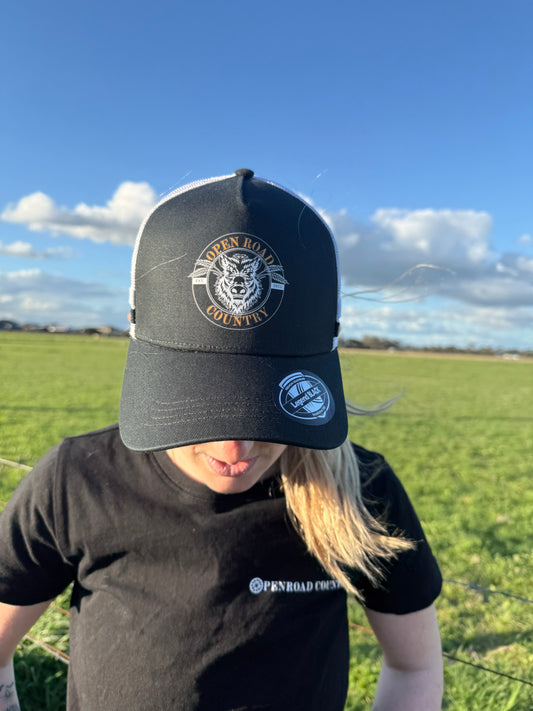 Trucker Hat - Signature Black & White