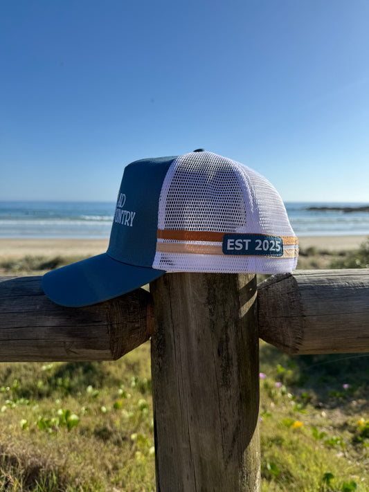 Trucker Hat - Blue & Tan